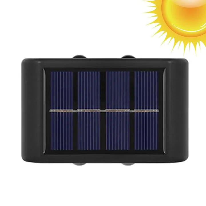 Lampa Solara de Perete cu 4 LED-uri pentru Exterior, A-119-78