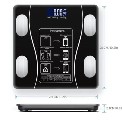 Cantar Corporal Inteligent cu Bluetooth si Aplicatie, A-176-6