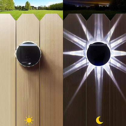 Set 4 X Lampi solare tip floare cu 3 moduri — Ambient Modern Pentru Acasă