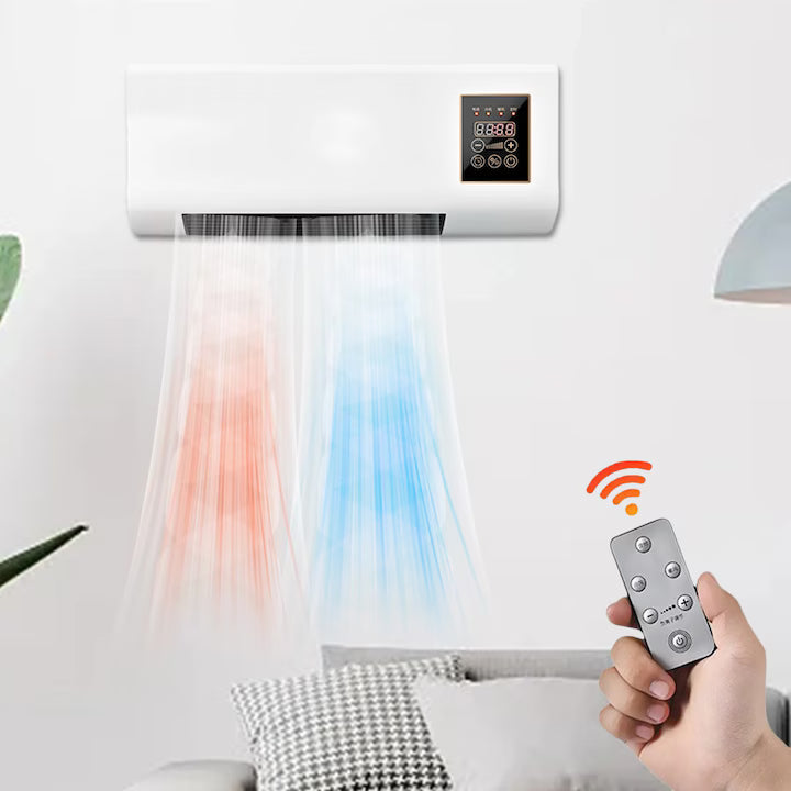Mini Aer Conditionat de Perete cu Ventilator si Telecomanda, A-156-9
