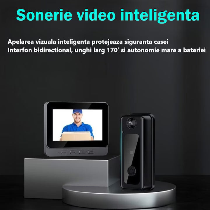 Sonerie Video Inteligenta cu Camera, Bluetooth, A-124-14