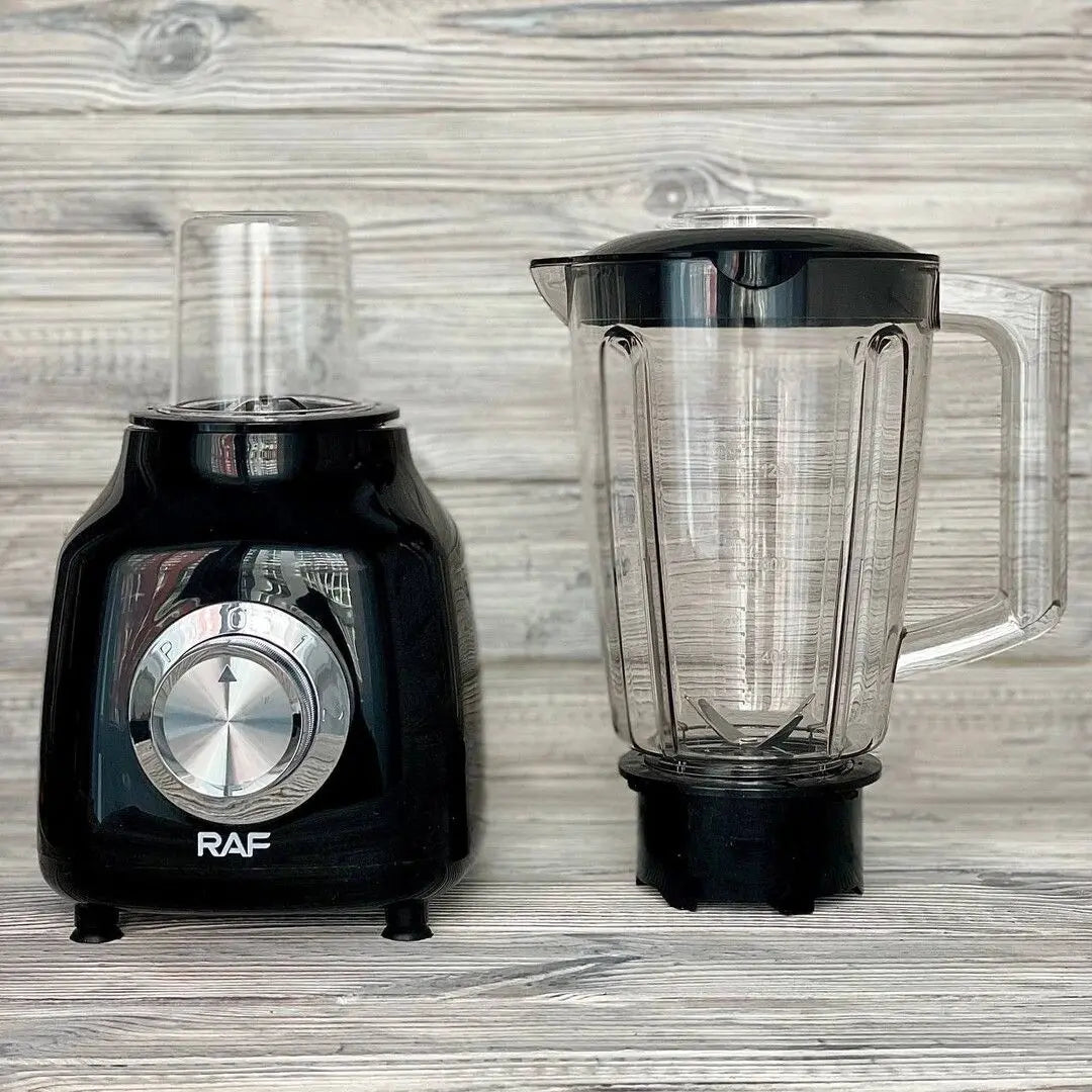 Blender Electric 2-in-1 cu Râșniță, 350W, 1.5L, 6 Lame Inox și 3 Viteze, M-123