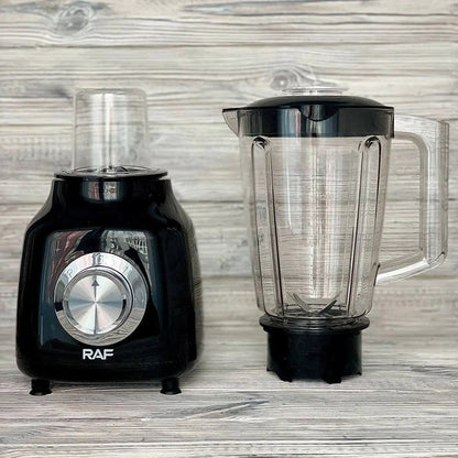Blender Electric 2-in-1 cu Râșniță, 350W, 1.5L, 6 Lame Inox și 3 Viteze, M-123