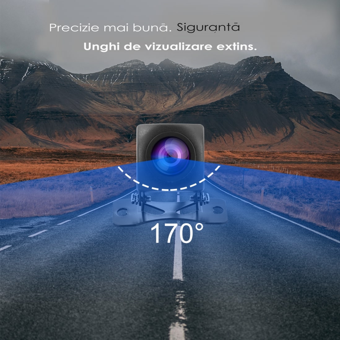 Camera marsarier universala AHD 1080P/720P -170 grade — Control și Siguranță Zi de Zi