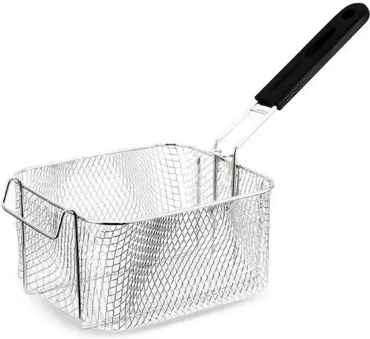 Friteuză Electrică cu Ulei, 2500W, Inox, Coș Detașabil și Termostat, M-130