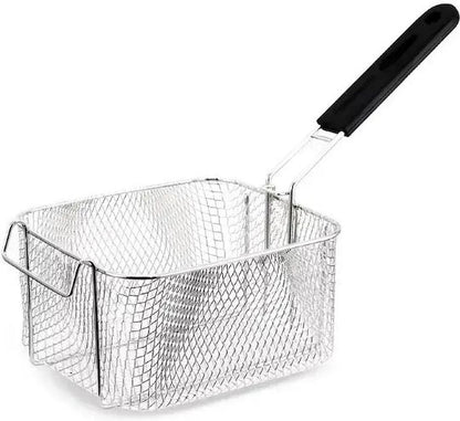Friteuză Electrică cu Ulei, 2500W, Inox, Coș Detașabil și Termostat, M-130