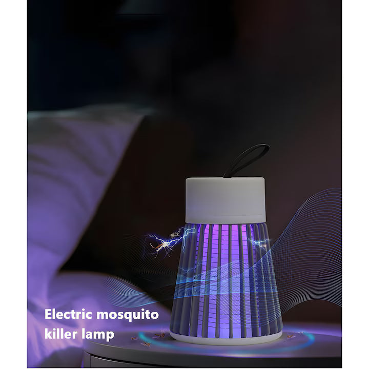 Capcana Electrica Impotriva Insectelor, cu Radiatie 360°, Lampa UV Anti-Insecte cu Priza, A-165-5