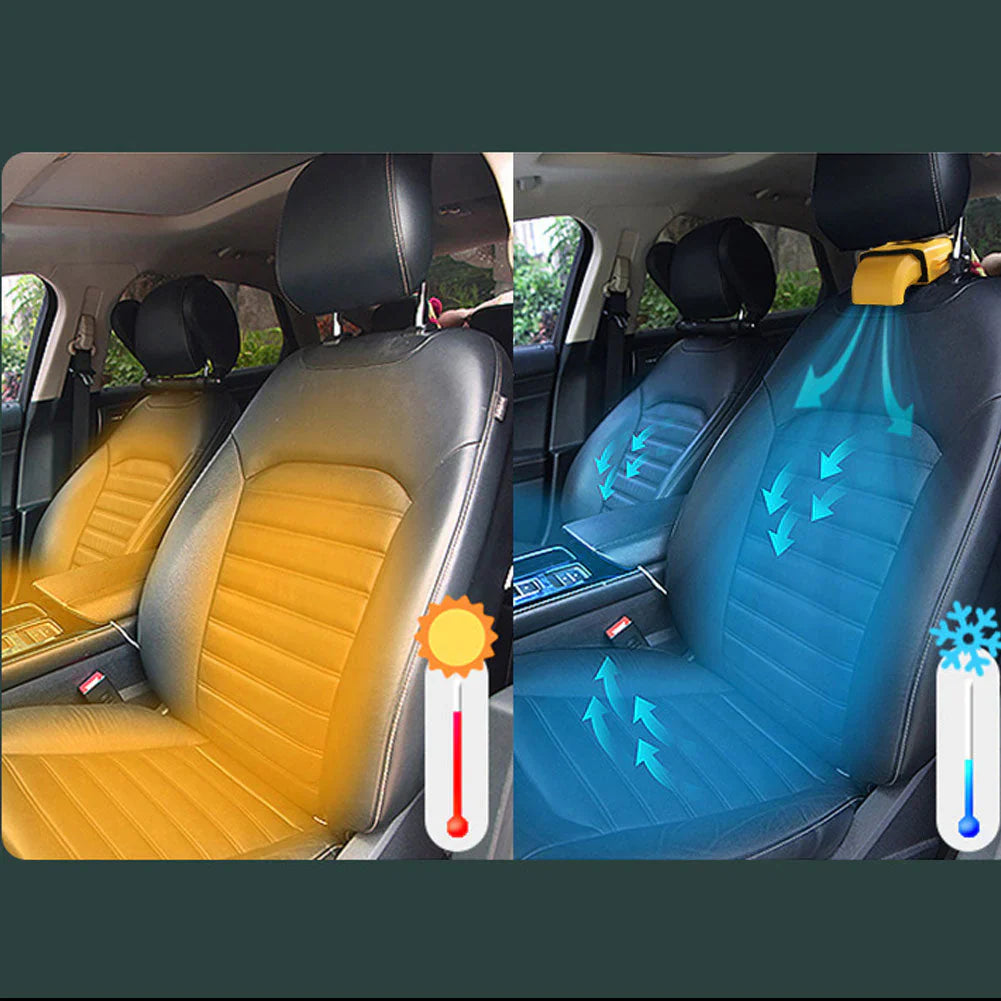 Ventilator pentru racire sau incalzire scaun auto incarcare USB — Confort și Siguranță la Drum