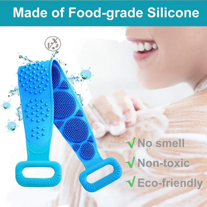Perie de Baie din Silicon pentru Exfoliere si Masaj Corporal, A-177-2