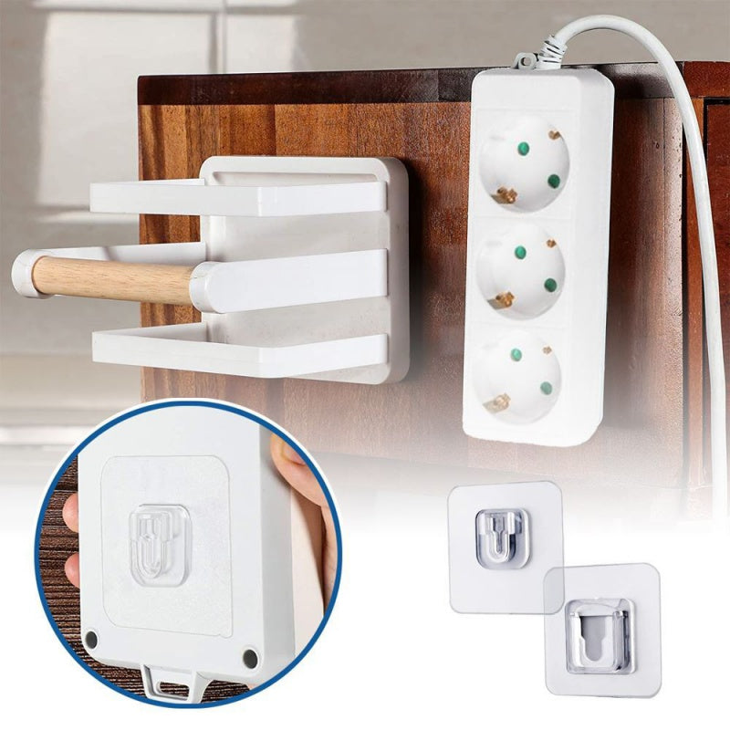 Set 10 suporti dubli autoadezivi pentru perete — Confort Practic Pentru Casa Ta