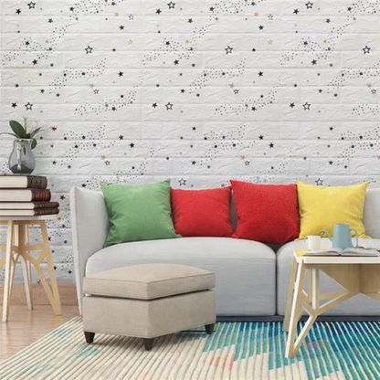 Tapet 3D caramida cu auto-adeziv pentru interior 70 x 77 — Confort Practic Pentru Casa Ta
