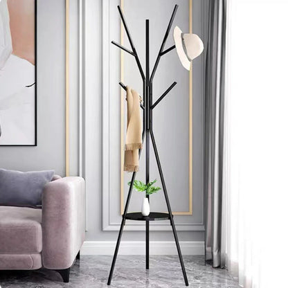 Cuier haine cu suport din lemn pentru accesorii 180 x — Confort Practic Pentru Casa Ta