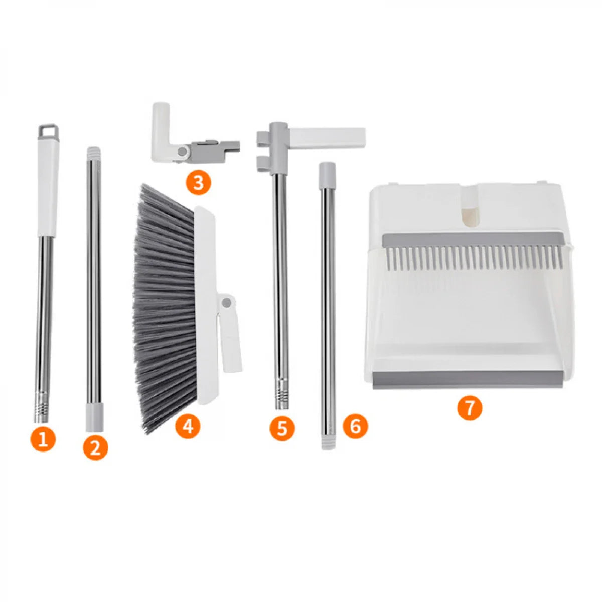 Set matura si faras pliabil perii moi de 7.5 cm — Confort Practic Pentru Casa Ta