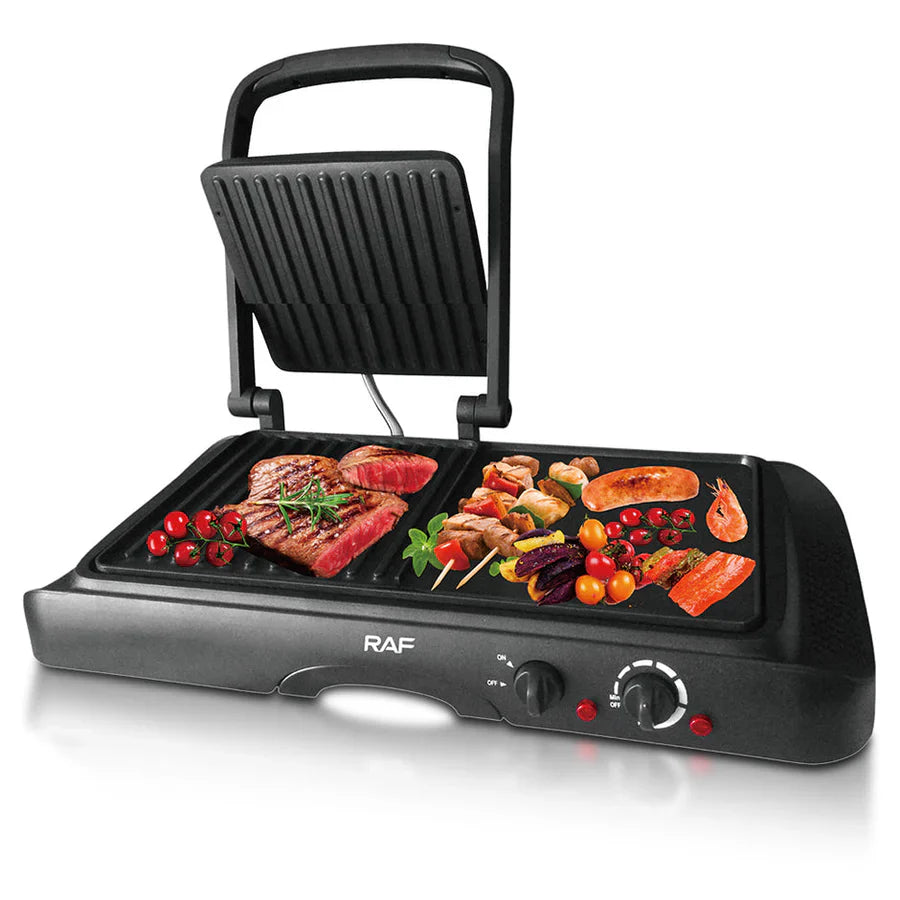 Grill și plită electrică 2 în 1 RAF R.2695 – — Mai Mult Confort în Bucătărie
