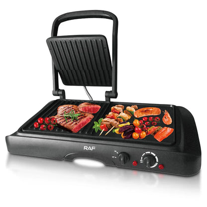 Grill și plită electrică 2 în 1 RAF R.2695 – — Mai Mult Confort în Bucătărie