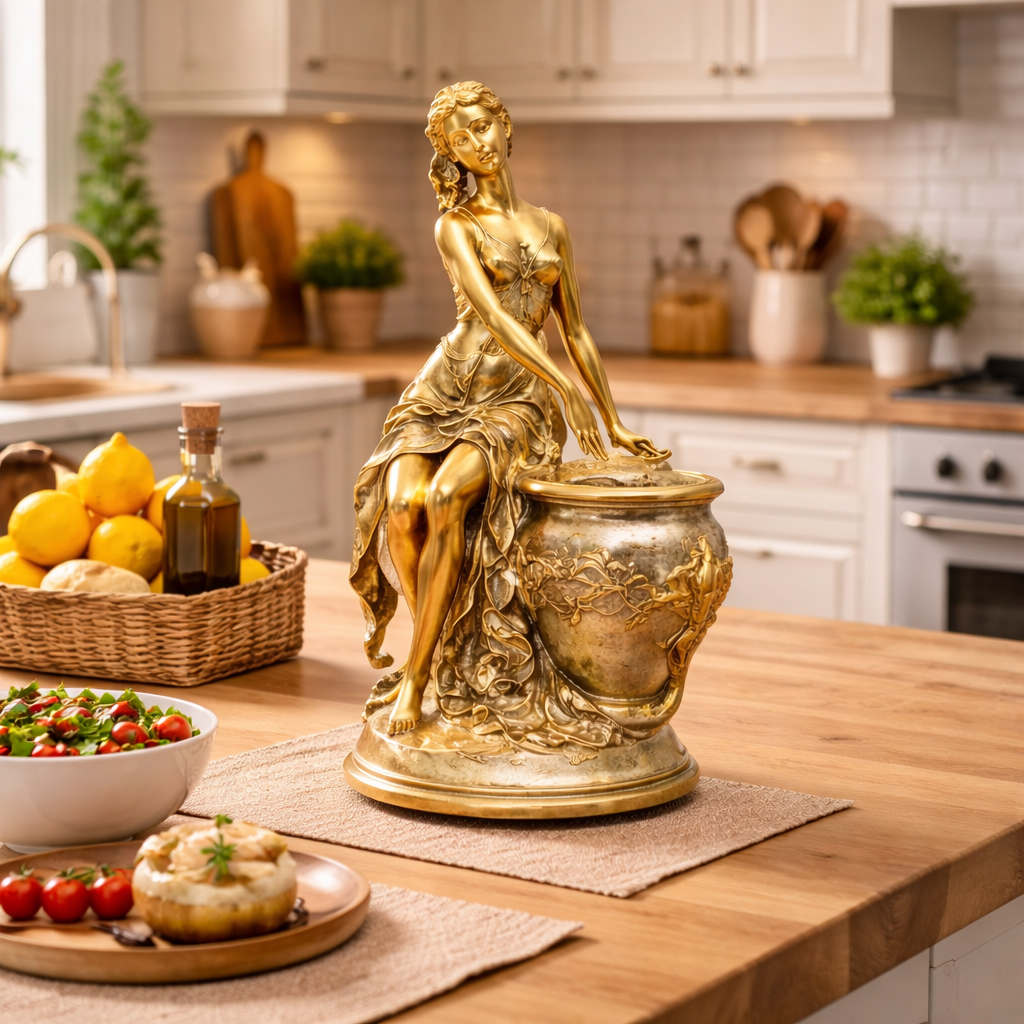 Decorativa femeie eleganta — Confort Practic Pentru Casa Ta