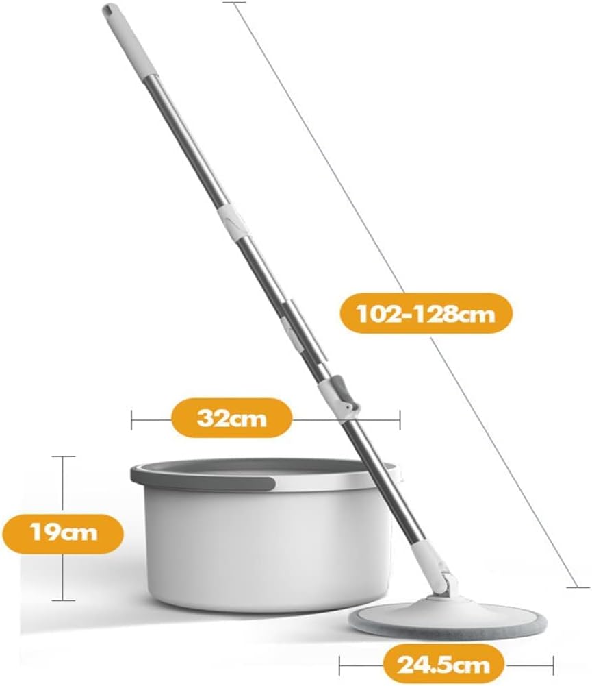 Set mop rotativ cu doua rezerve si auto spalare — Confort Practic Pentru Casa Ta