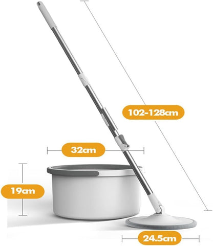 Set mop rotativ cu doua rezerve si auto spalare — Confort Practic Pentru Casa Ta