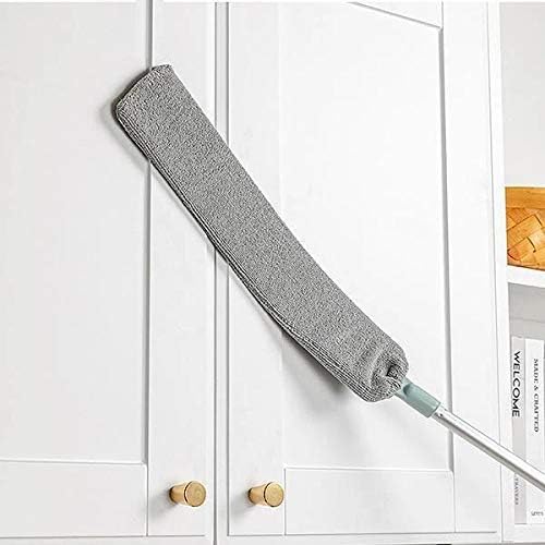 Mop plat retractabil pentru curatarea prafului in spatiile inguste — Confort Practic Pentru Casa