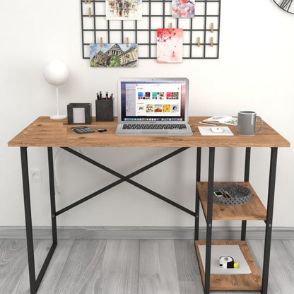 Birou modern cu rafturi laterale – PAL 18 mm — Confort Practic Pentru Casa Ta