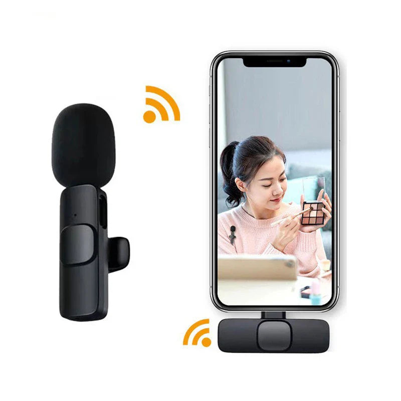 Microfon wireless K8 tip lavaliera conector USB tip C/iPhone — Utilitate Smart Zi de Zi