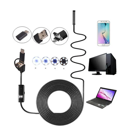 Camera endoscop 3 in 1 pentru Android si Windows — Utilitate Smart Zi de Zi