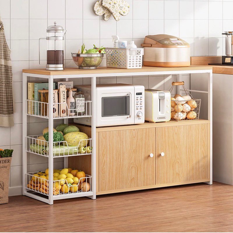 Etajeră de bucătărie multifuncțională - 120x30x146 cm — Confort Practic Pentru Casa Ta