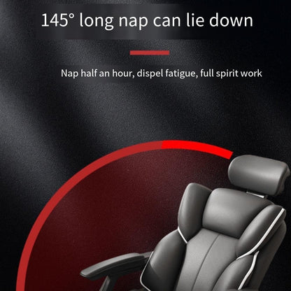 Scaun Ergonomic Directorial cu Suport Picioare Rabatabil Piele Ecologica — Confort Practic Pentru