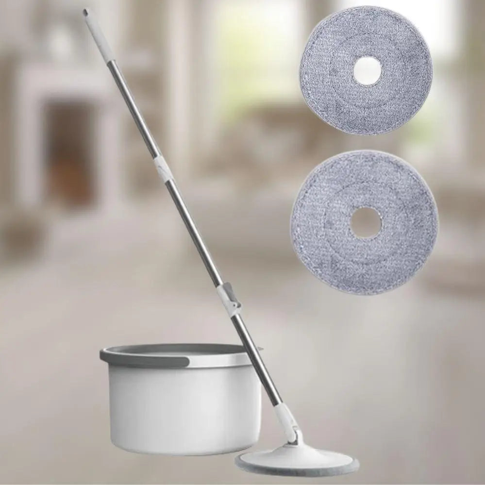 Set mop rotativ cu doua rezerve si auto spalare — Confort Practic Pentru Casa Ta