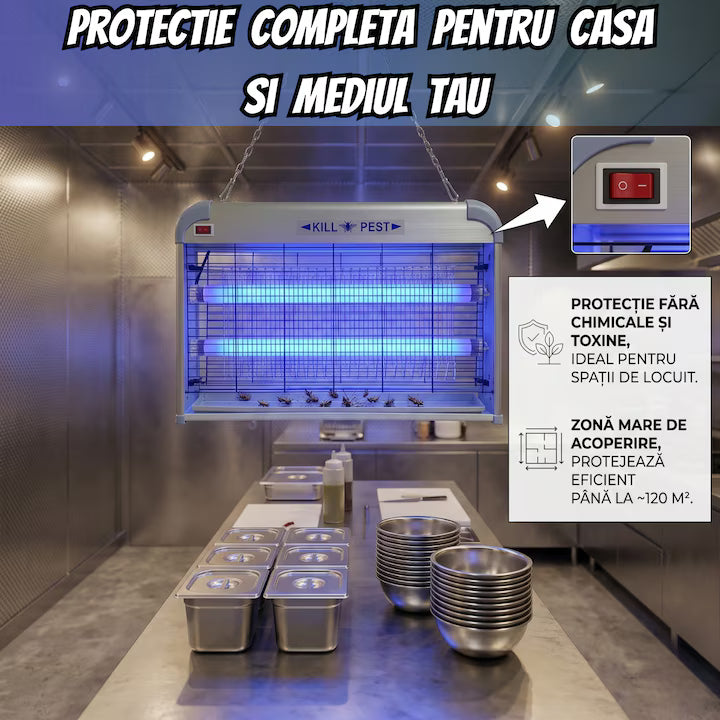 Aparat Anti-Tantari Electric 40W, pentru Interior si Exterior, A-163-14