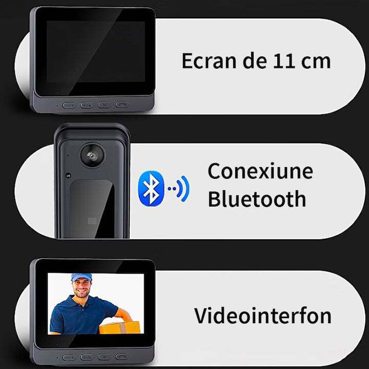 Sonerie Video Inteligenta cu Camera, Bluetooth, A-124-14