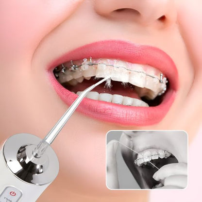 Irigator Bucal Portabil Reîncărcabil USB, 3 Moduri și 4 Duze pentru Curățare Dentară, A-178-7
