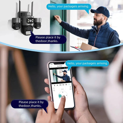 Camera de Securitate Exterior Dome 4K, Urmarire AI, WiFi, A-161-20