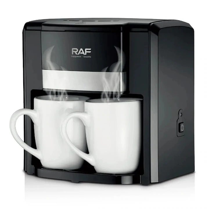 Aparat de Cafea Compact pentru 2 Cești, 420 ml, pentru Casă și Birou, M-138