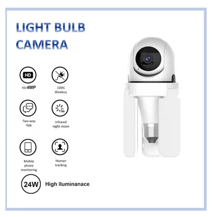 Camera de Supraveghere WiFi tip Bec, 360 grade, Color, A-112-22