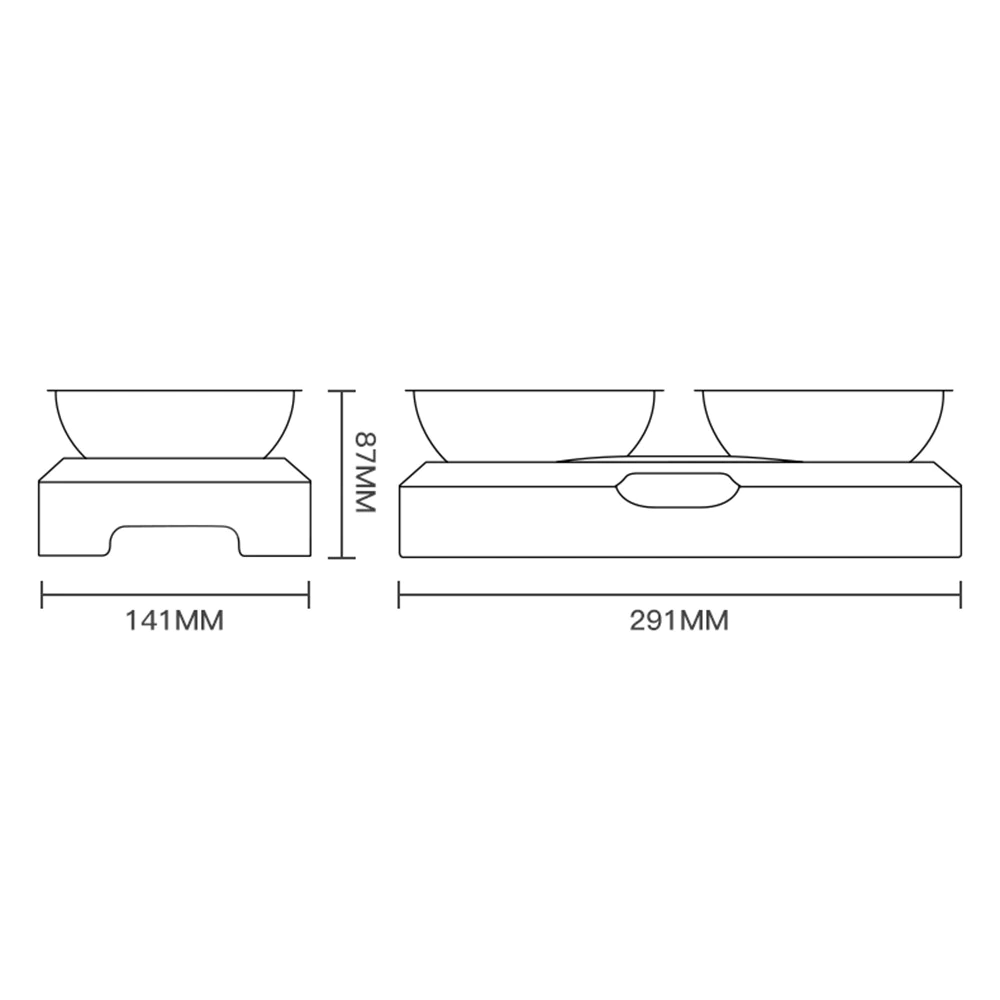 Set 2 boluri inox cu suport si inclinare reglabila pentru — Îngrijire Mai Ușoară