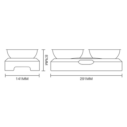 Set 2 boluri inox cu suport si inclinare reglabila pentru — Îngrijire Mai Ușoară