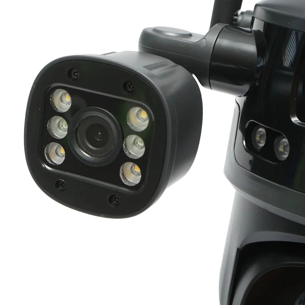 Camera de Supraveghere Solara cu 3 Lentile, A-169-10