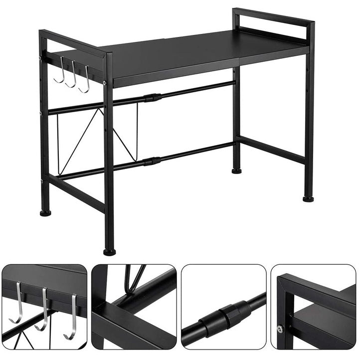 Suport Extensibil pentru Cuptor cu Microunde, 2 Niveluri, Reglabil, A-177-4
