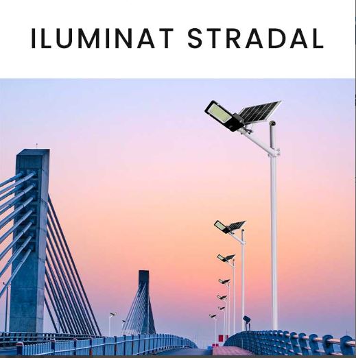 Lampă Solară LED 300W, Telecomandă, Alb Neutru 4000K, IP65, EAZ-IL016