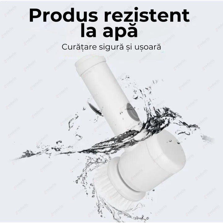 Perie de Curatat Electrica cu Rotire 360 si 3 Capete, A-140-1