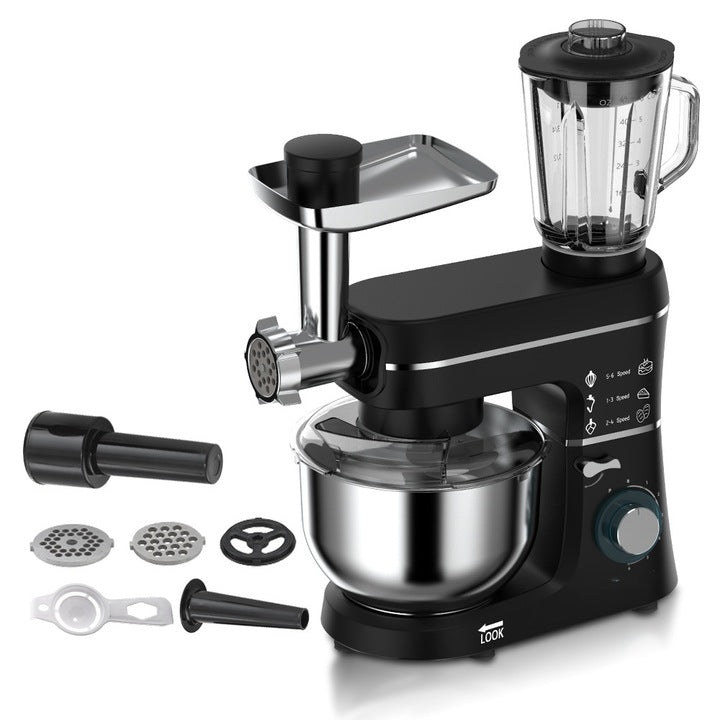 Mixer cu Bol 5-in-1, 1400W, 7L, cu Blender și Mașină de Tocat, M-142