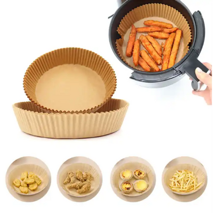 Set 100 Folii de Hartie pentru Air Fryer, A-129-17