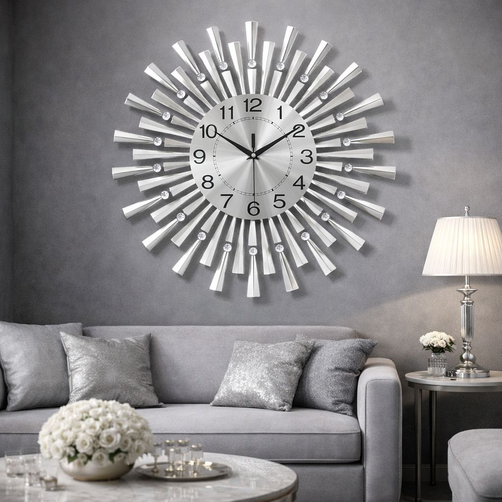 Ceas de perete modern 60 cm — Confort Practic Pentru Casa Ta