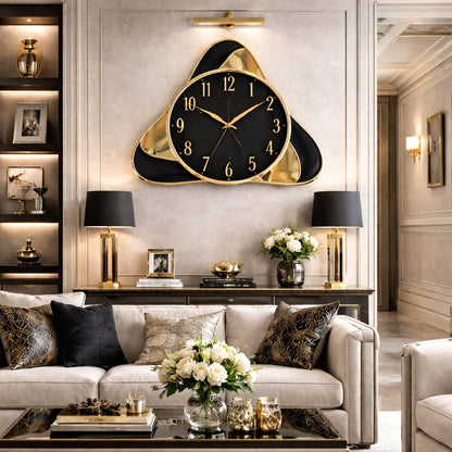 Ceas de perete decorativ modern 51x47 cm – design elegant — Confort Practic Pentru Casa Ta