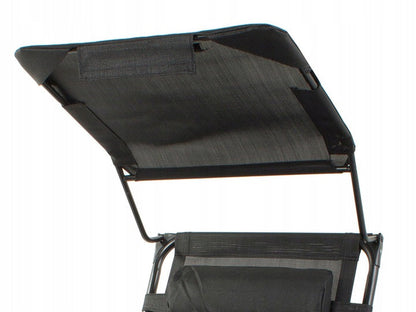 Scaun sezlong rabatabil cu parasolar 122x64x97 cm – pernuta — Mai Mult Confort Oriunde