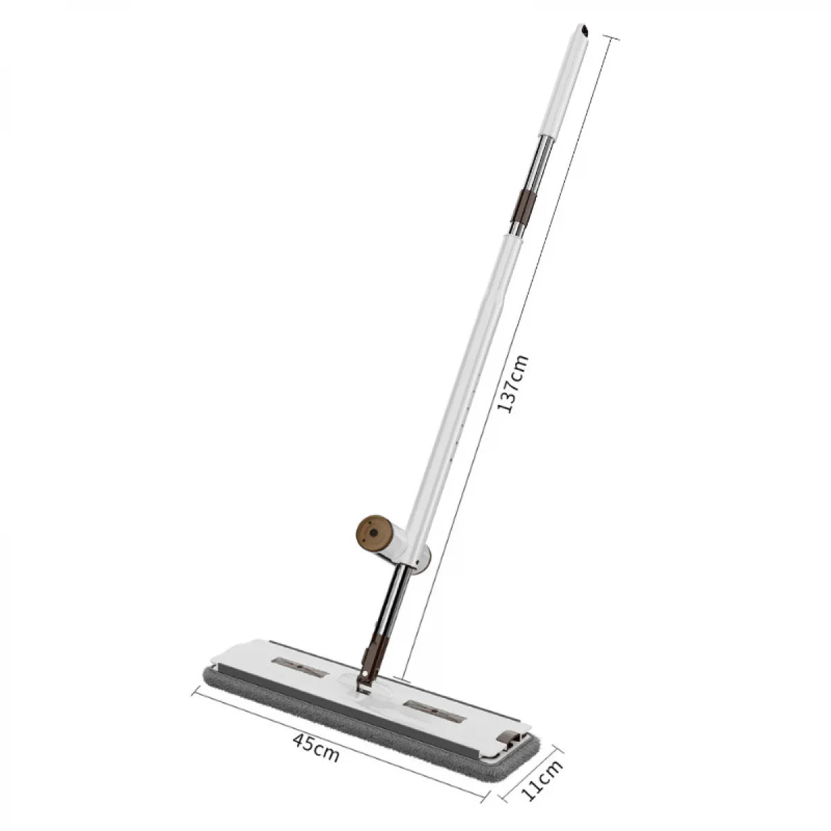 Set mop rotativ cu 2 lavete microfibra si lighean pliabil — Confort Practic Pentru Casa Ta
