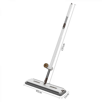 Set mop rotativ cu 2 lavete microfibra si lighean pliabil — Confort Practic Pentru Casa Ta