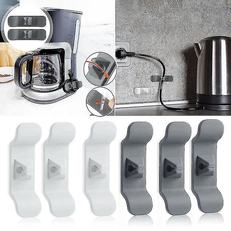 Set 6 suporturi organizatoare cabluri — Utilitate Smart Zi de Zi