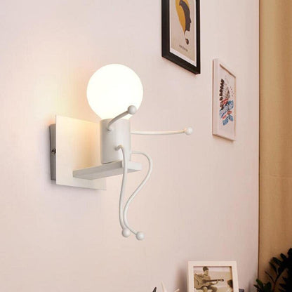 Lampa metalica retro industriala tip humanoid — Ambient Modern Pentru Acasă